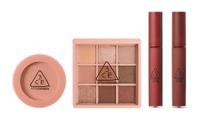 Набор теней для век, румян и блеска для губ 9 grid 3CE