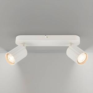 Светодиодный потолочный светильник Briloner Skaft, алюминий - белый - количество языков пламени: 2