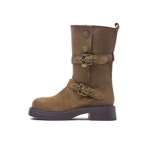 JOSINY Женские ботинки на каблуке 4 см верблюжий, цвет Camel