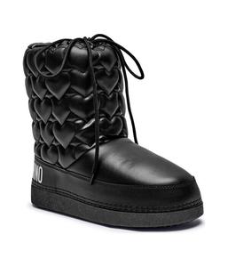 Ботинки женские Love Moschino утепленные дутые, черный