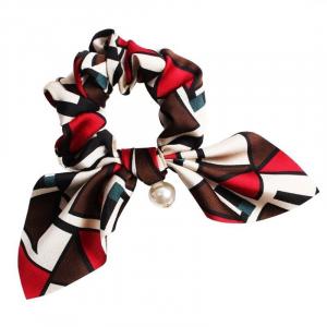 Ободок для волос, короткий платок, с жемчужиной PIN UP GUM72 Ecarla