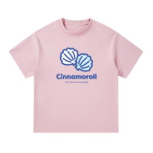 Футболка Unisex CINNAMOROLL Yugui Dog Sanrio, розовый