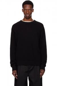 Простой свитер с круглым вырезом The Elder Statesman, черный