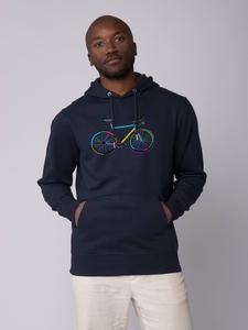 Толстовка wat? Apparel Sweatshirt Fahrrad by night, темно-синий