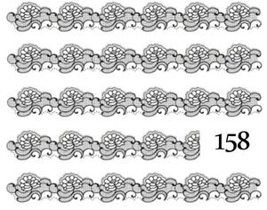 Водные наклейки для ногтей - №158, inna