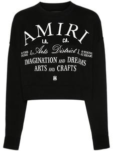 Джемпер с вышитым логотипом AMIRI, черный