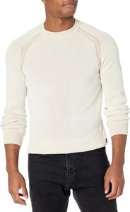 Толстовка BOSS мужская облегченная риббованная из смесового хлопка, Blanc Grey