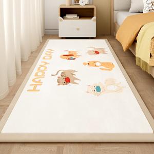 Budis Ковер 180х200 см из флока с мультяшным принтом, детский противоскользящий коврик для игр и ползания, Aichong Shiguang