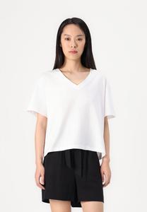 Базовая футболка BOXY V NECK TOM TAILOR DENIM, белый