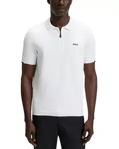 Рубашка-Поло с коротким рукавом Boss, белый