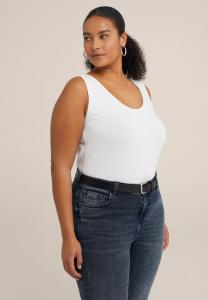 Топ WE Fashion CURVE, White