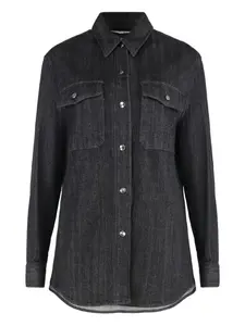 Джинсовая рубашка с двумя карманами Moorer, синий