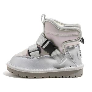 Теплые износостойкие легкие нескользящие ботинки Crew для детей Babaya, серебряный