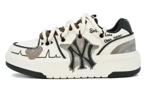 Кроссовки для скейтбординга Chunky Liner унисекс с низким верхом белого цвета Mlb