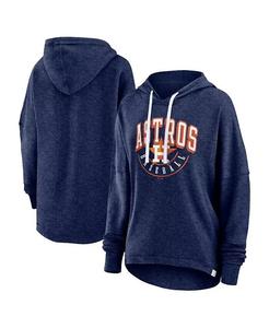 Женский темно-синий рваный пуловер с капюшоном Houston Astros Luxe Heather Fanatics, синий