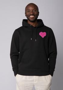 Худи watapparel PINK HEART, Black