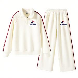 Повседневная спортивная одежда для детей 3-7 лет Disney, слоновая кость