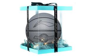 Баскетбольный мяч PU Basketball Gray размер 7 для соревнований и тренировок LINING