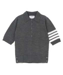 Поло свободного кроя с 4 полосами