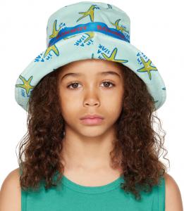 Детская синяя панама «Я звезда» Bonmot Organic
