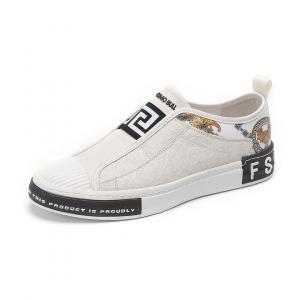 XIMO BULL Водонепроницаемые мужские кэжуал кеды низкие белые, цвет White