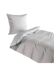 Чистое постельное белье в серебре Traumschlaf, 200x200 (2x 80x80 см)