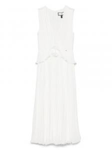 Платье с цветочной аппликацией NISSA, белый