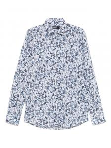 Рубашка с цветочным принтом Karl Lagerfeld, белый