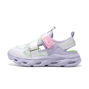 Детские сандалии, устойчивые к истиранию, дышащие, легкие, с амортизацией Binary, лаванда