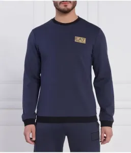 Толстовка regular fit Ea7, темно-синий