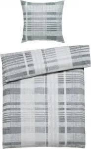 Фланелевое постельное белье - 135 х 200 см - Серый - Хлопок - На молнии HPI Home Product Import GmbH