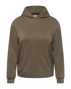 Толстовка KAFFE CURVE KCannita, коричневый