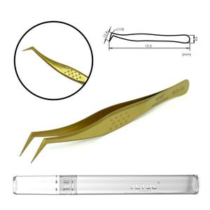 Пинцет Vetus MCS-30A, золотой