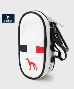 Трехцветный чехол для мяча на молнии Adabat, цвет White(001)
