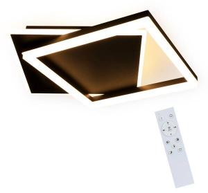 Светодиодный потолочный светильник Nettlife Daniela, черный