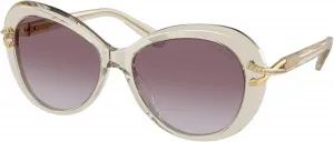 Женские солнцезащитные очки Swarovski Sk6026 Butterfly, Transparent Beige/Violet Gradient