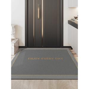 Xinglianxin Ковер 120х120 см из ПВХ, для прихожей, грязеотталкивающий, золотисто-серый