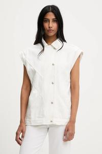 Джинсовый топ без рукавов Answear.Lab, белый