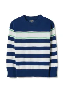 Полосатый джемпер Ovs, White Blue Green
