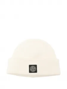 Шапка-бини compass Stone Island, бежевый