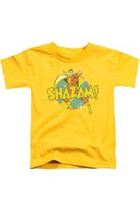 Детская футболка с коротким рукавом DC Comics Power Bolt Gildan, желтый