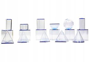 Прозрачные сравнительные блоки - 6 см - 17 блоков PHU Lewandowski