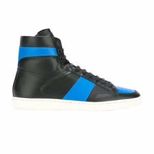 Высокие кроссовки Saint Laurent Signature Court Classic SL/10H High, черный