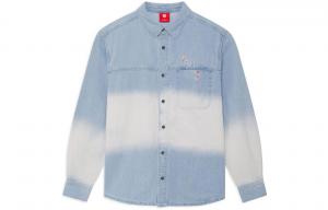 LiNing Джинсовая куртка унисекс синяя, Denim Blue