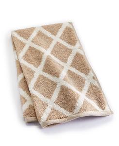 Хлопковое полотенце для рук Sanders Diamond, 40 см x 76 см Lauren Ralph Lauren, Tan, Hand Towels