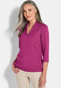 Футболка с длинными рукавами из австралийского трикотажа. Goldner, Berry