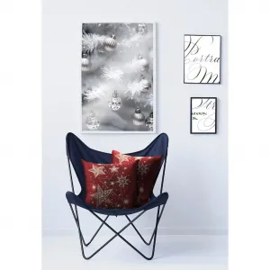 Декоративная подушка 6303 Apelt, Goldfarben, rot + gemustert