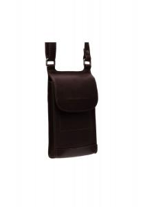 Кожаная сумка для мобильного телефона Nebra 12 см The Chesterfield Brand, цвет Brown