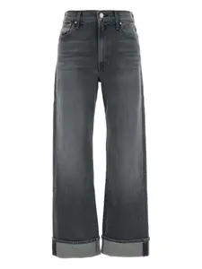 Джинсы Dodger Skimp с манжетами MOTHER, черный