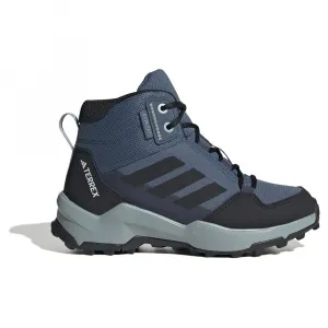 Походные ботинки adidas Terrex AX4R Mid Rain.Rdy kids, синий